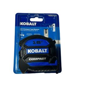 Kobalt 16' Compact Tape Measure - Black/Blue package has some damage never used